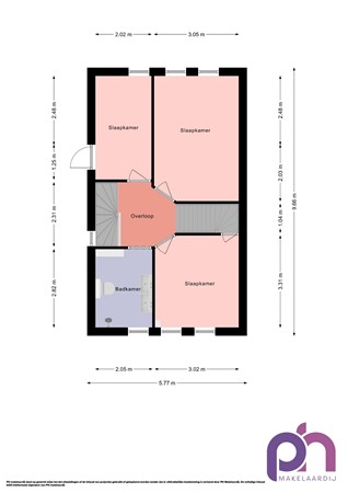 Floorplan - Poortlaan 26, 3261 PB Oud-Beijerland